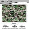 thumbnail image 7 of COEQINE Car Cargo Mat Heavy Duty Rear Trunk Liner Machine Washable Dog Cargo Protector Universal Size Protective Mat for SUV, Sedan, Truck, Camo Camouflage Green Black, 7 of 7