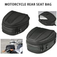 thumbnail image 2 of Waterproof Tail Bag for Backpacking Adventures, 35L Capacity Retro-Styled Motorcycle Rear Seat Bag, 2 of 6
