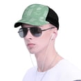 thumbnail image 4 of Lsque Tropical Pineapple Printed Trucker Hat - Baseball Cap for Men Women - Breathable Mesh Side, Adjustable Fit - for Casual Wear, 4 of 7