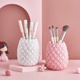 thumbnail image 2 of Adorable Pineapple Shape Pen Holder Adorable Fine Texture Resin Pencil Case for Home, 2 of 8