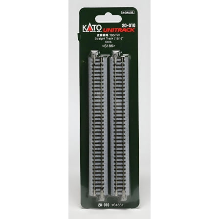 Kato USA Inc. N 186mm 7-5/16 Straight 4 KAT20010 N Track