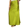 thumbnail image 2 of Indian Satin Silk Petticoat Bollywood Solid Inskirt Lining For Sari, 2 of 3