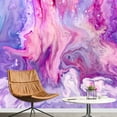 thumbnail image 3 of wall26 - Abstract Purple Paint Background. Acrylic Texture with Marble Pattern - Removable Wall Mural | Self-Adhesive Large Wallpaper - 100x144 inches, 3 of 6