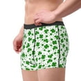 thumbnail image 2 of Susaid St Patrick's Day4 Print Men's Mesh Boxer Briefs Cooling Breathable Sports Underwear Wide Waistband Boxer Briefs W/Fly-X-Large, 2 of 5