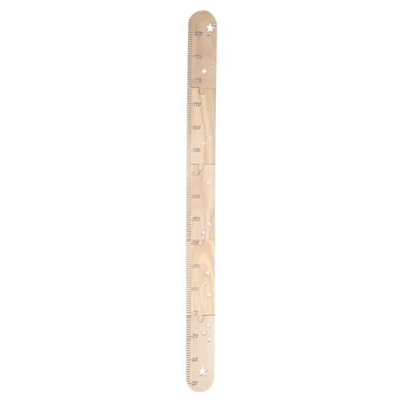 GETAJGHSD 1Set Wooden Growth Chart Wall Hanging Height Ruler with Star Design for Room Decor