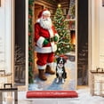 thumbnail image 3 of YZEGDCH Privacy Door Curtain， Christmas Fabric Front Door Banner, Outdoor Indoor Home Party Decoration Supplies, On End of Year!, 3 of 6