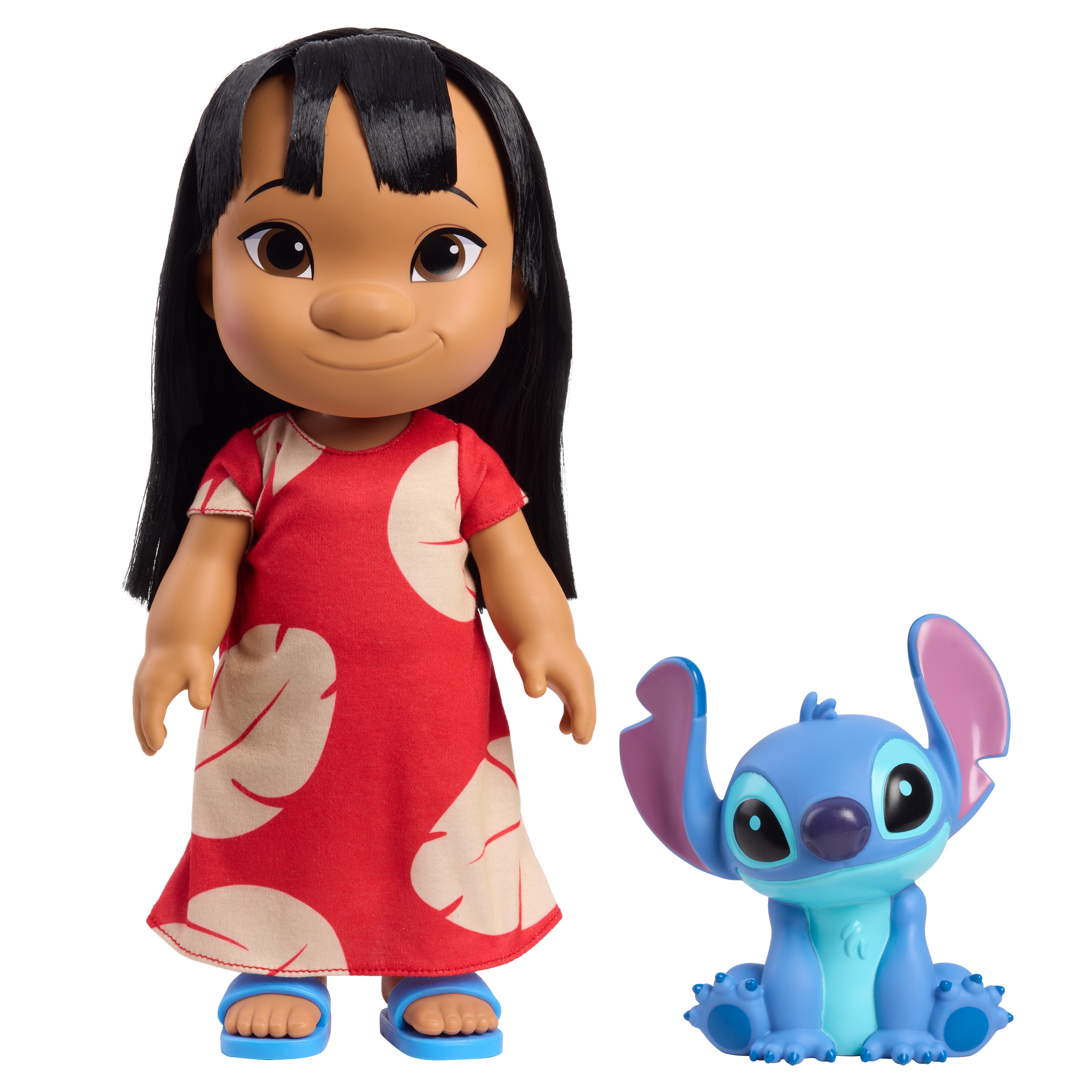 Disney Lilo & Stitch 14-inch Poseable Lilo Doll with 5-inch Stitch Figure, Collectible Toys, Toy for Fans, Girls, Boys, Kids, Ages 3 and up