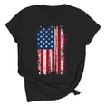 thumbnail image 2 of Goodtrade8 Summer Shirts for Women July 4th American Flag Pullover Short Sleeve Red White and Blue Independence Day Casual , Graphic Fashion Juniors Tops Red White and Blue, 2 of 7