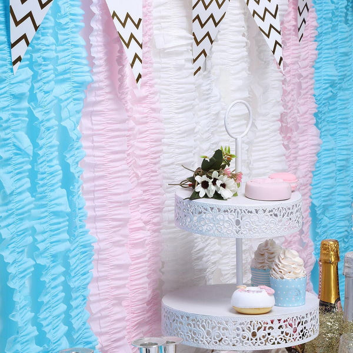 Ruffled Crepe Paper Roll For Party Streamers/Backdrop (300cm x 7cm