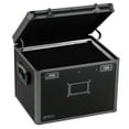 thumbnail image 1 of Vaultz Locking File Storage Chest Two-Handled Letter/Legal File Storage 17 1/2 W x 14 D x 12 1/2 H Inches Tactical Black (VZ00306), 1 of 4