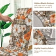 thumbnail image 5 of Yayeee 4 Pack Dining Chair Covers Stretch Parson Chairs Slipcovers Seat Protector, Rustic Floral, 5 of 6