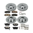 thumbnail image 3 of Power Stop Front and Rear Stock Replacement Brake Pad and Rotor Kit KOE2715, 3 of 8