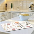 thumbnail image 6 of Dish Drying Mat, Christmas Watercolor Lemon Gift Microfiber Kitchen Dish Pads Super Absorbent Dish Drainer Mat Fast Drying Heat-resistant Drying Mat for Kitchen Counter, 16"x18", 6 of 7