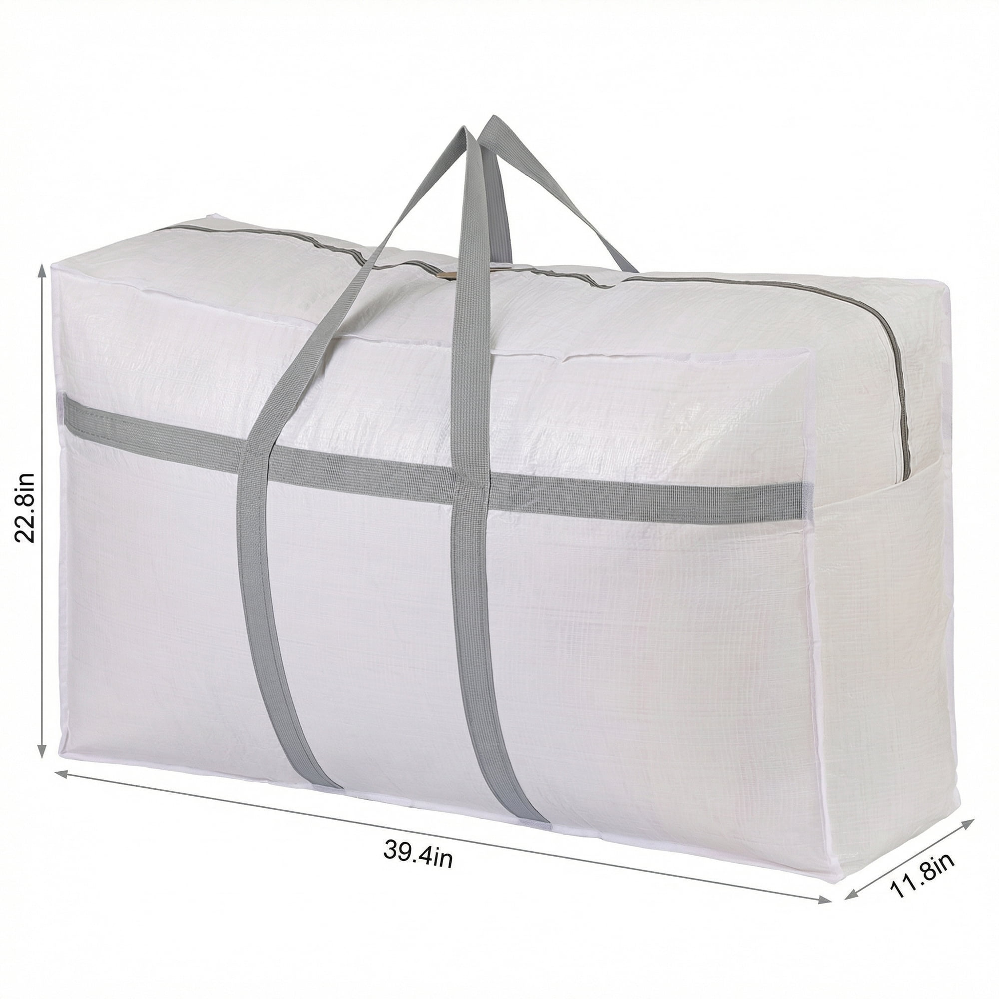 Unique Bargains Clothes Storage Bags for Organizing Clothing White 39.4"x11.8"x22.8"