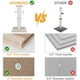thumbnail image 4 of Cat Scratching Post 34 Inches Heavy Duty and Thicker Cat Scratching Post Sisal Rope with Hanging Ball and Mice Scratching Post for Indoor Cats and Adult(Beige), 4 of 7