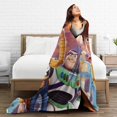 thumbnail image 5 of Toy Story Blanket, Super Soft Throw Blanket For Couch Sofa Bed, Cozy Lightweight Warm Flannel Blanket, 50"X40", 5 of 9