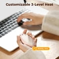 thumbnail image 2 of YIEMEEN Portable Magnetic Hand Warmers 2 Piece Set Fast Heating In 3Seconds 2000mAh Battery For Cold Weather Hiking Camping Gift, 2 of 9