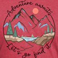 thumbnail image 3 of CafePress - Adventure Awaits Let'S Go Find It T Shirt - Mens Tri-blend T-Shirt, 3 of 4
