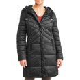 thumbnail image 3 of 30 First Women's Chevron Puffer Coat and Adjustable Hood, 3 of 4