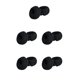 thumbnail image 2 of Herramienta de rollo Minnieouse para niñas anillo para El cabello reutilizable absorbente elegante 5Conjunto Negro, 2 of 6