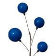 thumbnail image 2 of Vickerman 10' Blue Pearl Branch Ball Wire Garland., 2 of 4