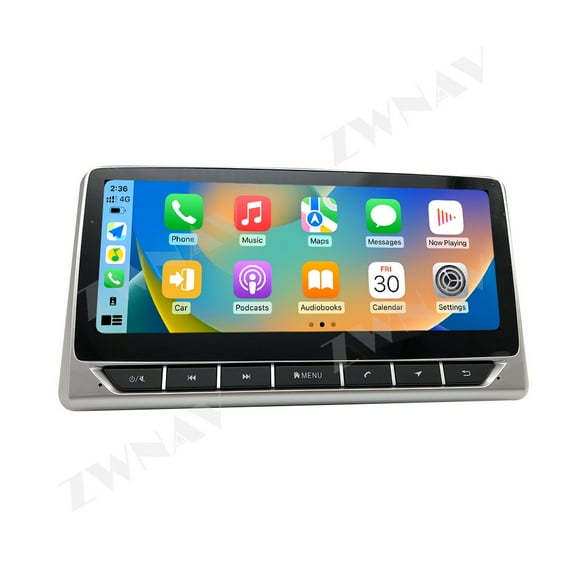 ZWNAV 10.25 inch Tesla Style car radio for Toyota RAV4 2020-2024 Android 13 CarPlay GPS Navigation Multimedia Player Head Unit