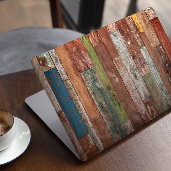 DesignSkinz Vintage Wood Planks Full-Body Skin Decal Wrap Cover for MacBook 12" Retina (A1534)