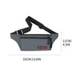 thumbnail image 2 of TUOBARR Fashion Waist Bag Men's And Women's Casual Large Capacity Messenger Bag Men's Mobile Phone Waist Bag, 2 of 2