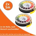 thumbnail image 2 of ZHAOCHENG uds. Rollo de tiras reactivas de pH, rango de medición 0-14, papel tornasol universal, prueba de acidez para acuarios, agua potable, 2 of 5