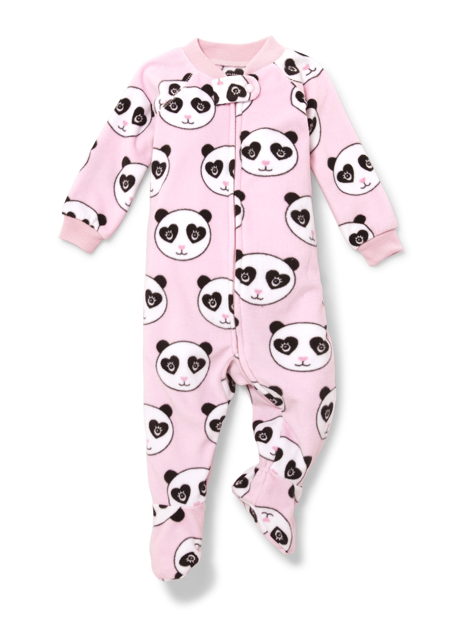 The Children's Place Long Sleeve Panda Footed Blanket Sleeper (Baby
