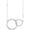 Silver, variant on Fine Jewelry 925 Sterling Silver Interlocking Circle 18" Necklace