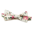 thumbnail image 1 of Pajarita de hombre de algodón con estampado floral, 1 of 5