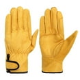 thumbnail image 1 of Rock Climbing Sport Safety Protection Leather Gloves Driving Grinding Welding Multipurpose Gloves, 1 of 5