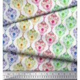 thumbnail image 3 of Soimoi Rayon Fabric Floral & Damask Ethnic Decor Fabric Printed Yard 56 Inch Wide, 3 of 3