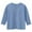 Blue, variant on Fancifize Girls Long Sleeve Henley T-Shirts V Neck Fashion Dressy Tunic Tops for Teen Girls Lightweight Cute Blouses Top Size 3-12 Years