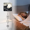 thumbnail image 4 of 12 Inch Wall Clock Battery Operated Silent Clock Decorative for Office, Kitchen, Outdoor, Living Room，Black and White Wolf Howling at The Moon Elegant, 4 of 4