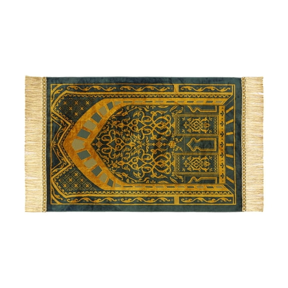 NonSlip Islamic Muslims Soft Prayer Mats Portable Travel Prayer Rugs Women Men