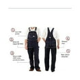 thumbnail image 2 of Round House Men's Overalls Big And Tall Blue 48W x 29L  US, 2 of 2