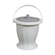 thumbnail image 2 of Cubo con cámara de escupidera, botella para urinario con tapa, jarra nocturna para urinario de cabecera, Blanco Con Anillo, 2 of 9