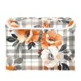 thumbnail image 7 of Yayeee Collapsible Cube Storage Bin with Lid Fabric Closet Decorative Basket with Handles, Plaid Floral, 7 of 7