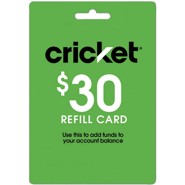 Cricket Wireless 30 ePIN Top Up (Email Delivery)