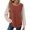 23#Multicolor, variant on Shirts for Women Waffle Knit Contrast Long Sleeve Shirts Dressy Tunics Casual Crewneck T Shirts Red XL