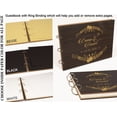 thumbnail image 7 of Darling Souvenir Personalized Engraved Laser Cut Wedding Guest Book Wooden Cover Sign-in Book Registry Guestbook Scrapbook-BP, 7 of 7