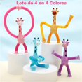 thumbnail image 2 of 4 Mini Ttubos Sensoriales,Pop Tube Sensor Fidget Toy para Niños y Adultos,Colorido de Tubo Estirable de Jirafa,Tubos para Reventar,Juguetes Educativos Sensoriales,Jirafa Telescopica con Ventosa,Pascua, 2 of 4