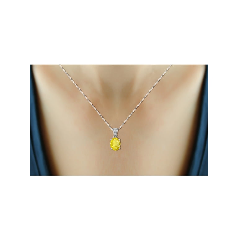Walmart sapphire deals necklace