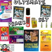 Ultimate Prank Set - Stink,Fart Bombs,Fake Lotto,Fart Spray,Worm,Itc