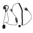 thumbnail image 1 of 2 Way  Headset, PU Wire Stable Transmission Convenient  Talkie Earphone  For, 1 of 8