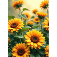 thumbnail image 4 of Floral Backdrop Banner with Roses Sunflowers and Leaves for Wedding Decoration Photography Party Background Romantic Event Decor Floral Arrangement, 4 of 4
