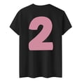 thumbnail image 4 of FINALGANG Boys Girls TShirts Kids Casual Letter Prints Tees Short Sleeve CrewNeck Loose Fit Top For Summer Daily Wear Trendy Top, 4 of 4