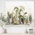 thumbnail image 1 of Designart - Greenhouse Orchids - Floral Cottage Canvas Artwork, 1 of 1